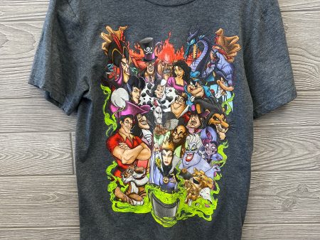 Top Short Sleeve By Disney Store In Grey, Size: S Online