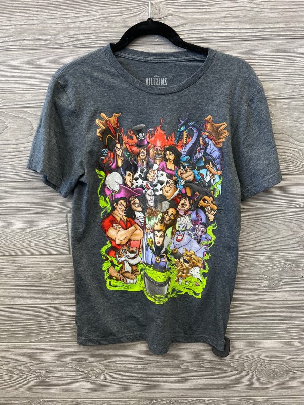 Top Short Sleeve By Disney Store In Grey, Size: S Online