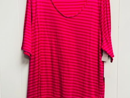 Top Short Sleeve By Chicos In Red, Size: Xl Online