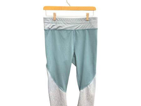 Athletic Capris By Fabletics In Blue, Size: L Fashion