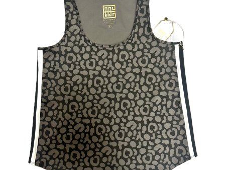 Athletic Tank Top By Emily McCarthy In Black & Grey, Size: S Cheap