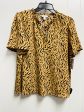 Top Short Sleeve By Nine West Apparel In Animal Print, Size: L Discount