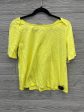 Top Short Sleeve By Talbots In Yellow, Size: M For Sale