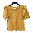 Top Short Sleeve By Maeve In Yellow, Size: S Hot on Sale