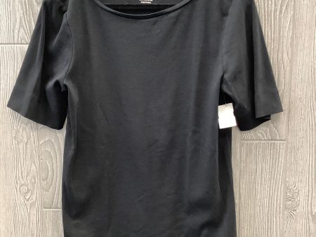 Top Short Sleeve By Chicos In Black, Size: S For Sale