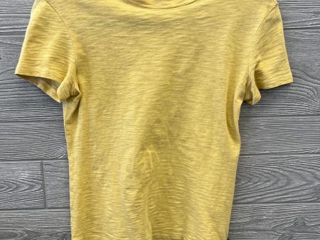 Top Short Sleeve By Theory In Yellow, Size: S For Cheap