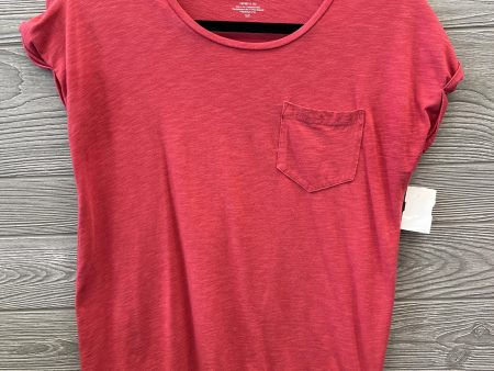 Top Short Sleeve By Max Studio In Red, Size: Petite   S Sale