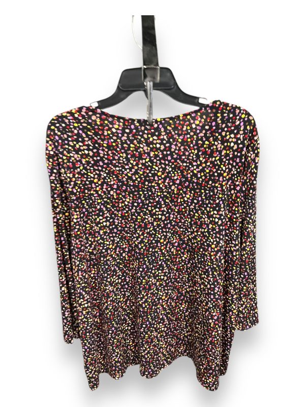 Top Long Sleeve By Susan Graver In Multi-colored, Size: Xl Online Hot Sale