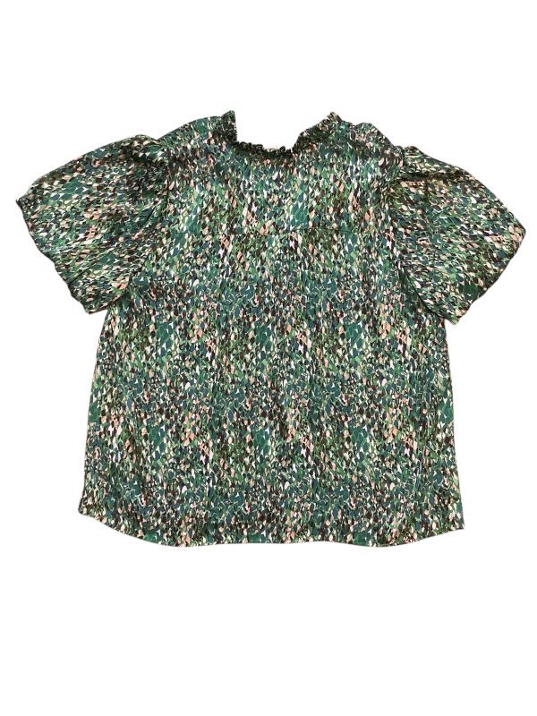 Top Short Sleeve By Ee Some In Green, Size: S Hot on Sale