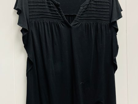 Top Short Sleeve By Meadow Rue In Black, Size: L Discount