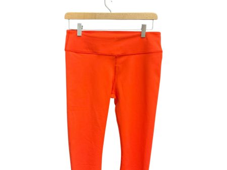 Athletic Capris By Fabletics In Orange, Size: M Cheap