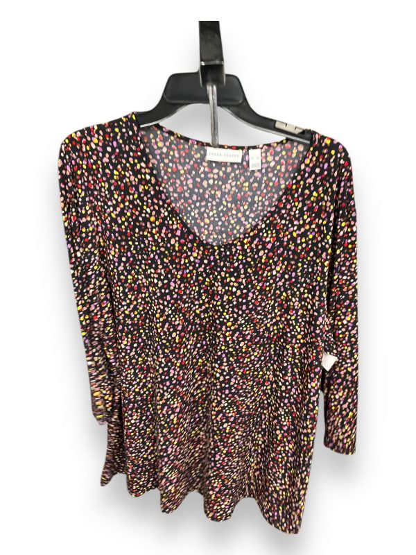 Top Long Sleeve By Susan Graver In Multi-colored, Size: Xl Online Hot Sale