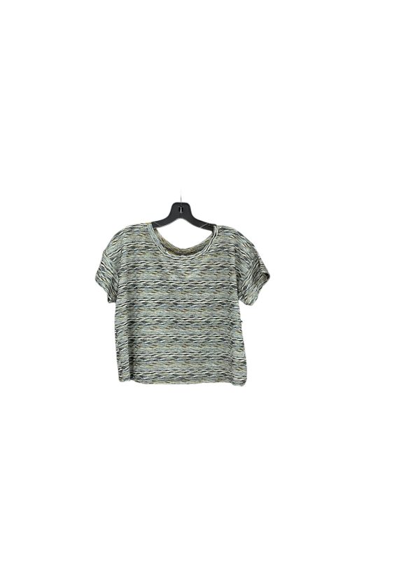 Top Short Sleeve By Free People In Striped Pattern, Size: S Discount