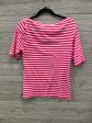 Top Short Sleeve By Tommy Hilfiger In Pink, Size: M Online Sale