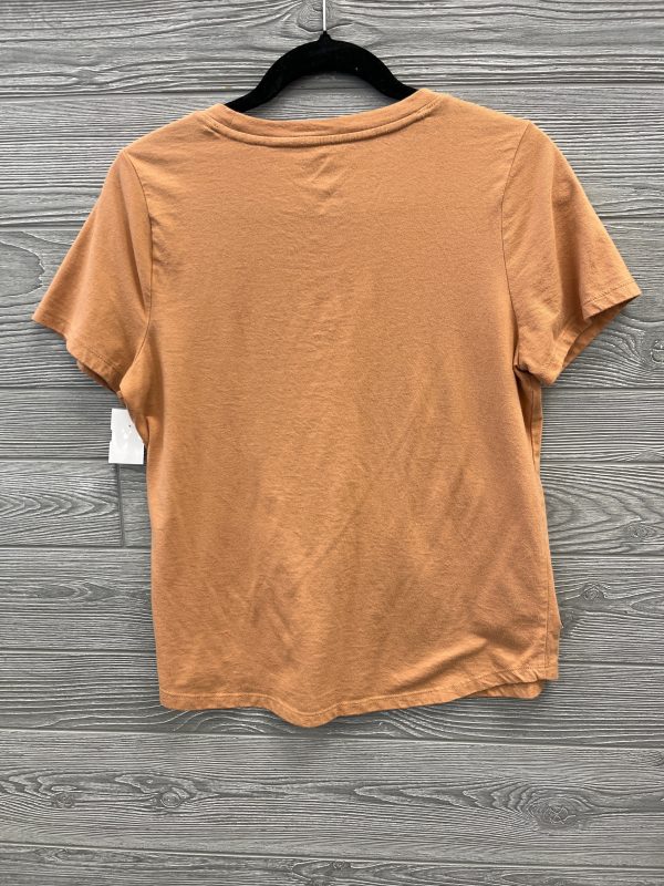 Top Short Sleeve By Sonoma In Orange, Size: M Supply