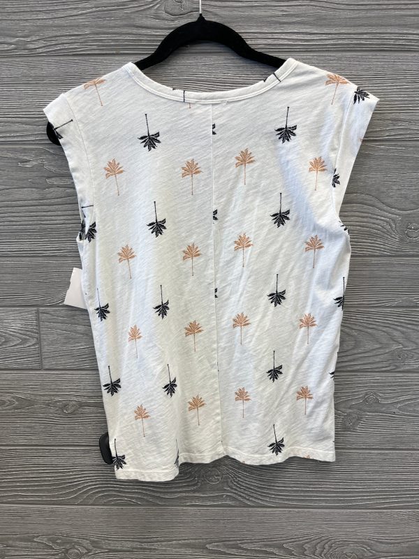 Top Short Sleeve By Loft In White, Size: S Supply