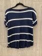 Top Short Sleeve By Talbots In Navy, Size: S Sale