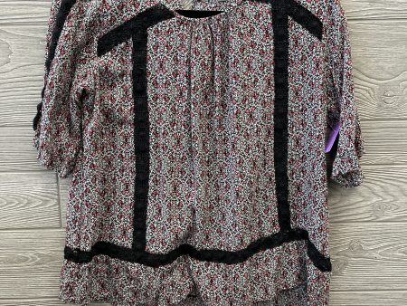 Top Short Sleeve By Loft In Floral Print, Size: S For Cheap