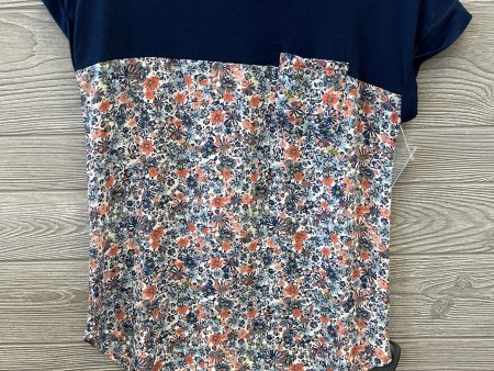 Top Short Sleeve By Rewind In Navy, Size: S on Sale