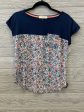 Top Short Sleeve By Rewind In Navy, Size: S on Sale