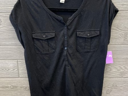 Top Short Sleeve By Old Navy In Black, Size: S Online Sale