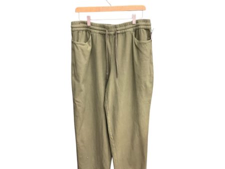 Athletic Capris By Athleta In Green, Size: L Online Hot Sale