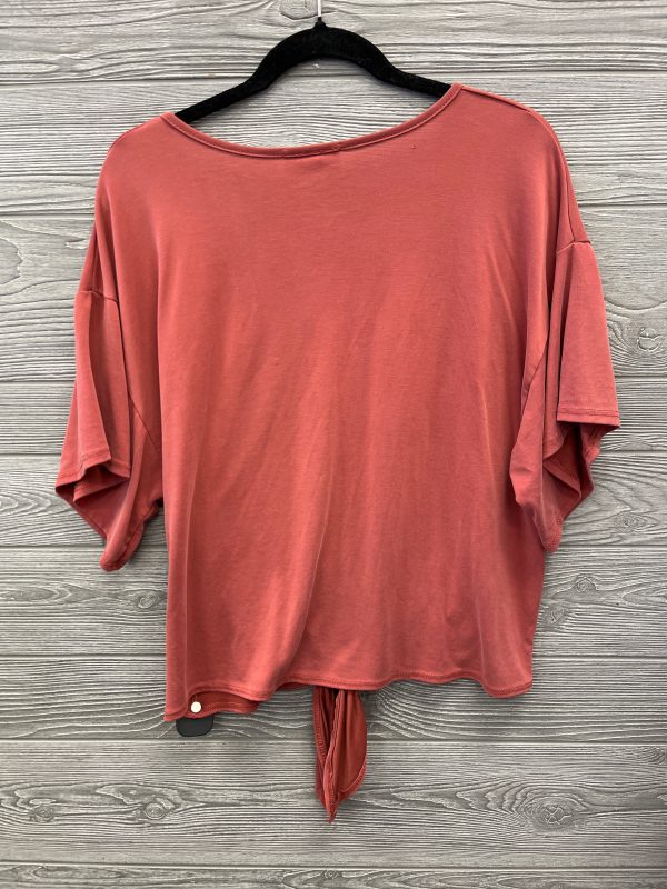 Top Short Sleeve By Lavender Field In Red, Size: M Hot on Sale