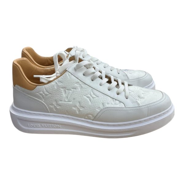 Shoes Luxury Designer By Louis Vuitton In White, Size: 10 For Cheap