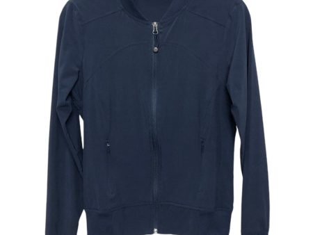 Athletic Jacket By Athleta In Navy, Size: Xs on Sale