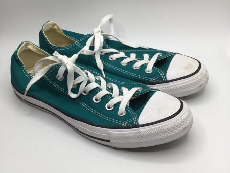 Shoes Sneakers By Converse In Teal, Size: 9 Online now