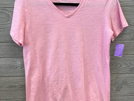 Top Short Sleeve By Talbots In Pink, Size: S Online now