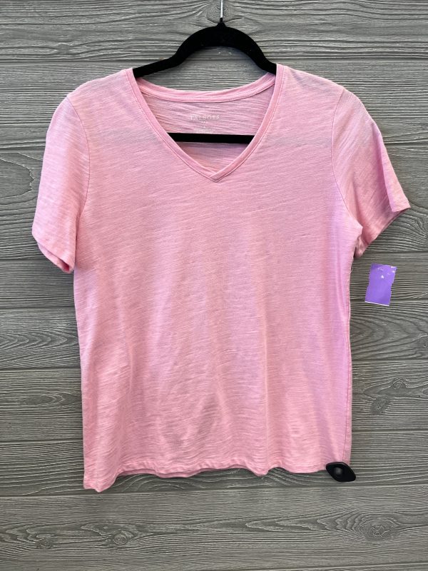 Top Short Sleeve By Talbots In Pink, Size: S Online now