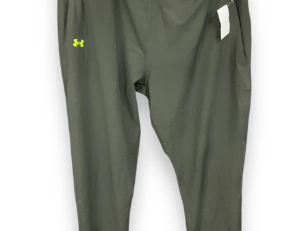 Athletic Pants By Under Armour In Green, Size: S For Discount