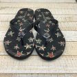 Black Sandals Flip Flops designer by Coach, Size 6 Hot on Sale