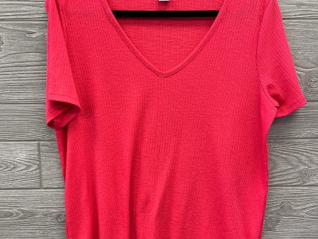 Top Short Sleeve By Old Navy In Pink, Size: M For Cheap