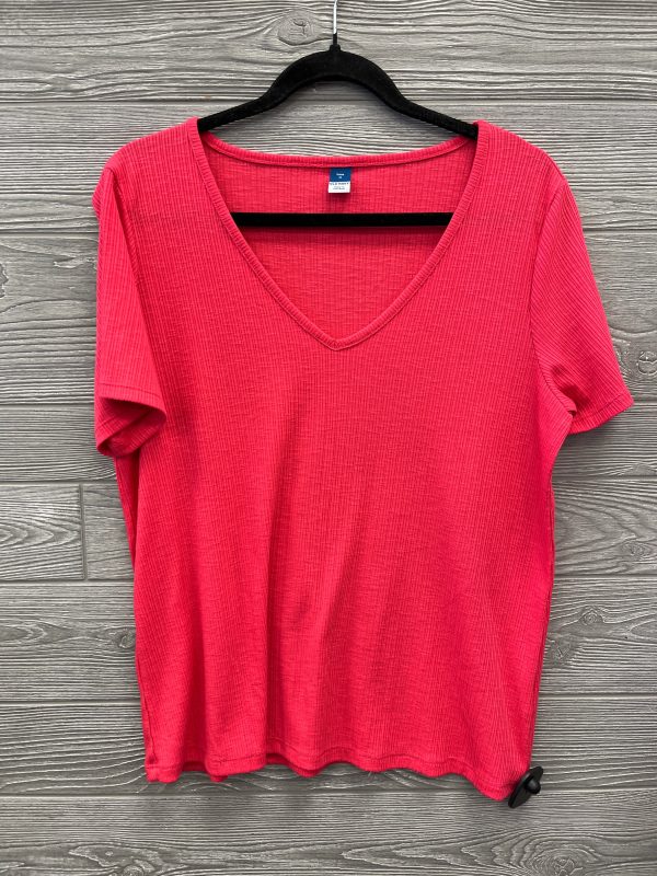 Top Short Sleeve By Old Navy In Pink, Size: M For Cheap