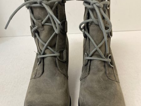 Boots Ankle Heels By Sorel In Grey, Size: 8.5 Supply