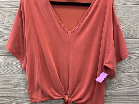 Top Short Sleeve By Lavender Field In Red, Size: M Hot on Sale