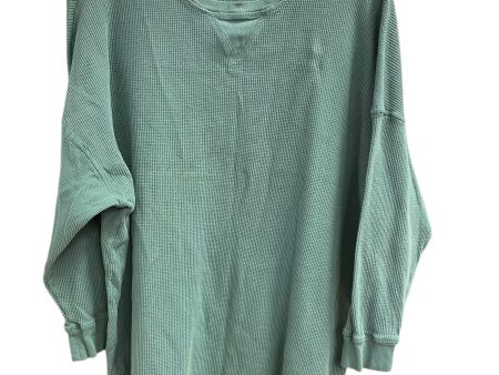 Top Long Sleeve Basic By Free People In Green, Size: Xs Cheap