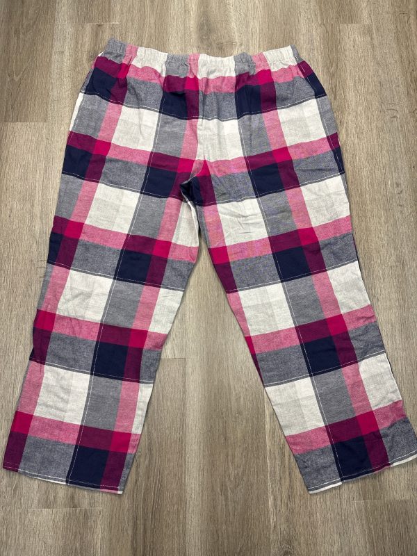 Pajama Pants By Sonoma In Plaid Pattern, Size: 2x Online now