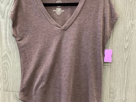 Top Short Sleeve Basic By Maurices In Brown, Size: S For Discount