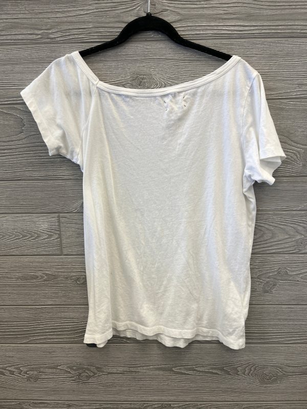 Top Short Sleeve By Lou And Grey In White, Size: S Online Hot Sale