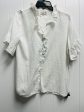 Top Short Sleeve By Clothes Mentor In White, Size: Xl For Cheap