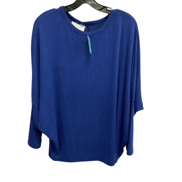 Top 3 4 Sleeve Basic By Maurices In Blue, Size: M For Sale