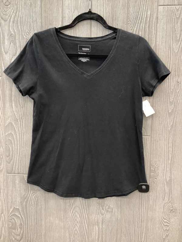 Top Short Sleeve By Sonoma In Black, Size: S For Sale