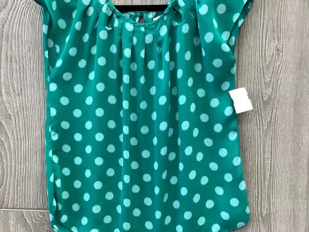 Top Short Sleeve By Lc Lauren Conrad In Green, Size: M For Sale