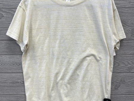 Top Short Sleeve By Old Navy In Yellow, Size: M on Sale