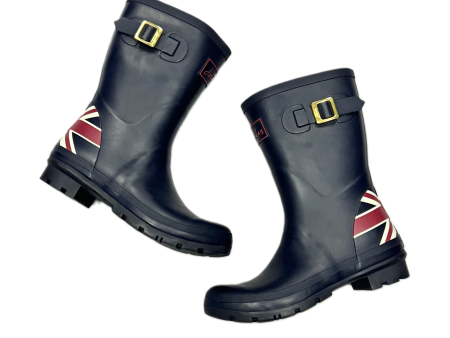 Boots Rain By Joules In Navy, Size: 8 Sale