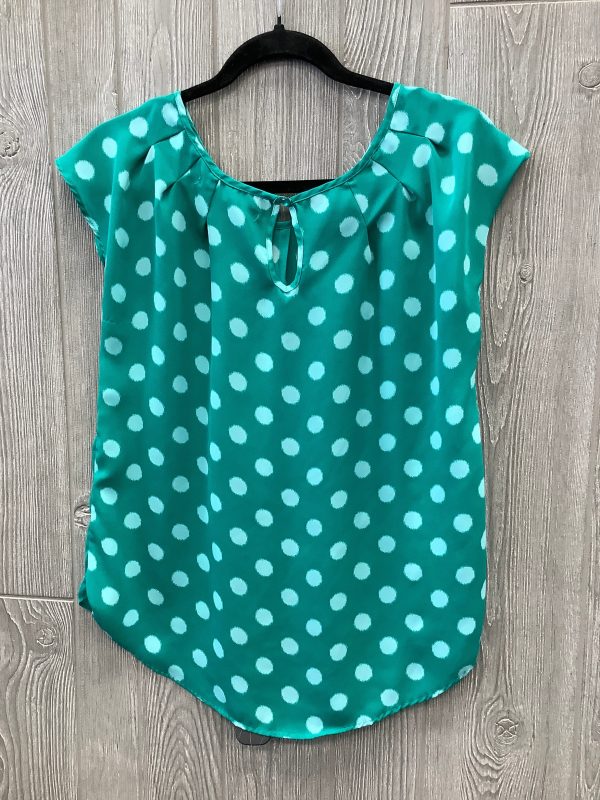 Top Short Sleeve By Lc Lauren Conrad In Green, Size: M For Sale