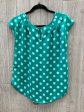 Top Short Sleeve By Lc Lauren Conrad In Green, Size: M For Sale